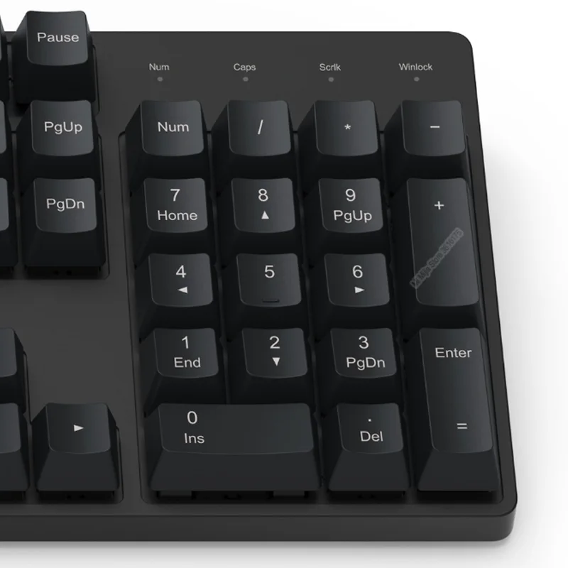 Механическая игровая клавиатура Xiaomi Mijia клавишные колпачки из ПБТ с вишневой Красной осью 104 клавиш для домашнего офиса игр HZJP01YM