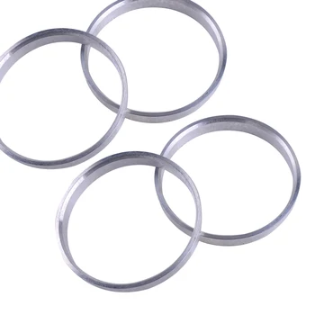 

beler 4Pcs Aluminum Alloy Wheel Spacer Hub Centric Rings 70.6mm OD to 67.1mm ID