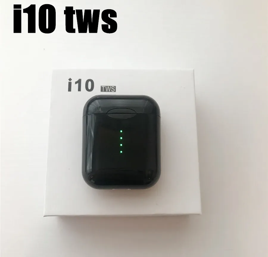 I10 TWS bluetooth спортивные бинауральные сенсорные стереонаушники с зарядным ящиком