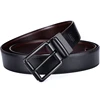 Men's Leather Reversible Belt Casual Jean Roller Buckle 34MM One Reverse for 2 Colors ► Photo 3/6