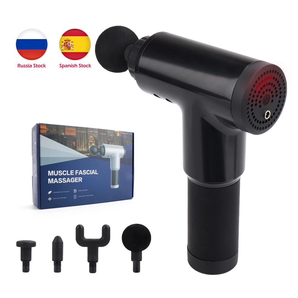 Professional Massage Gun Therapy Back Neck Deep Tissue Muscle Relax Massage Recovery Pain Relief Percussion Handheld Fascial Gun
