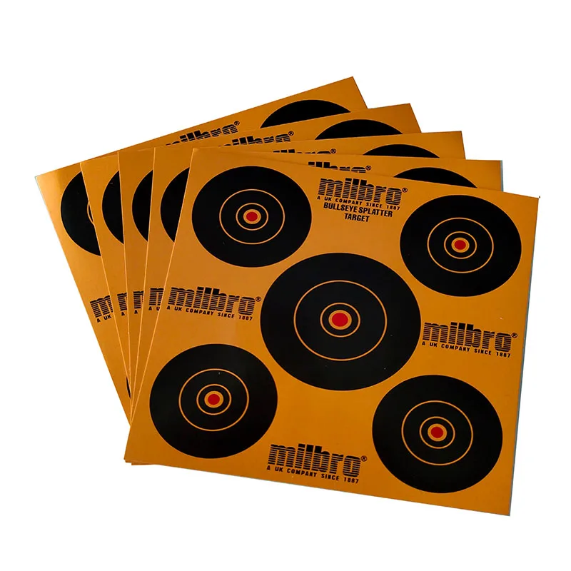 

25pcs / set of 17X17cm single professional shooting target paper durable shooting paper archery target target practice