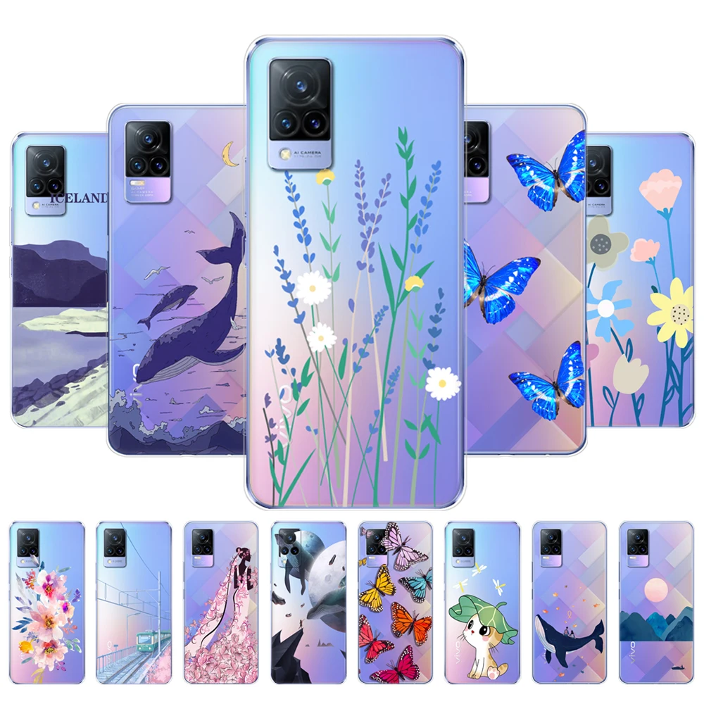 Чехол-накладка для vivo V21, vivo V21e, 4G, 5G, силикон, чехол для телефона