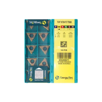 

TCMT16T304-PC TT9080 100% Original TAEGUTEC carbide insert with the best quality 10pcs/lot free shipping