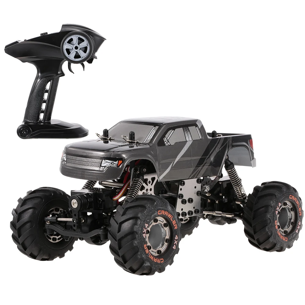 HBX 2098B 1/24 2,4 GHz 4WD 4WS Devastator Rock Crawler RTR с двойным сервоприводом внедорожный Радиоуправляемый автомобиль
