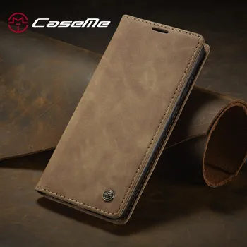 

Leather Case for XiaoMi 9 RedMi Note 8 K20 Pro,CaseMe Retro Purse Luxury Magneti Card Holder Wallet Cover For RedMi Note 8 Pro