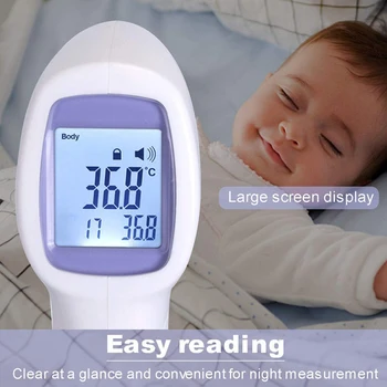 

Digital Adults Body Thermometer Gun Home Accurate Instant Measurements LCD Display