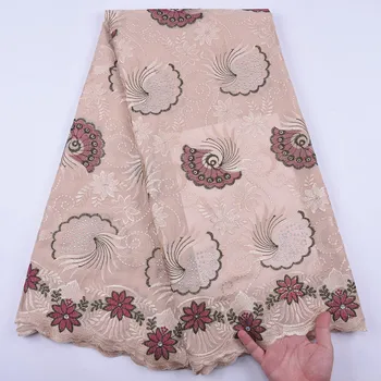 

SJD LACE 100% Cotton Swiss Voile Lace Fabric High Quality African Lace Fabric Embroidery Nigeria Fabric For Women Wedding A2022