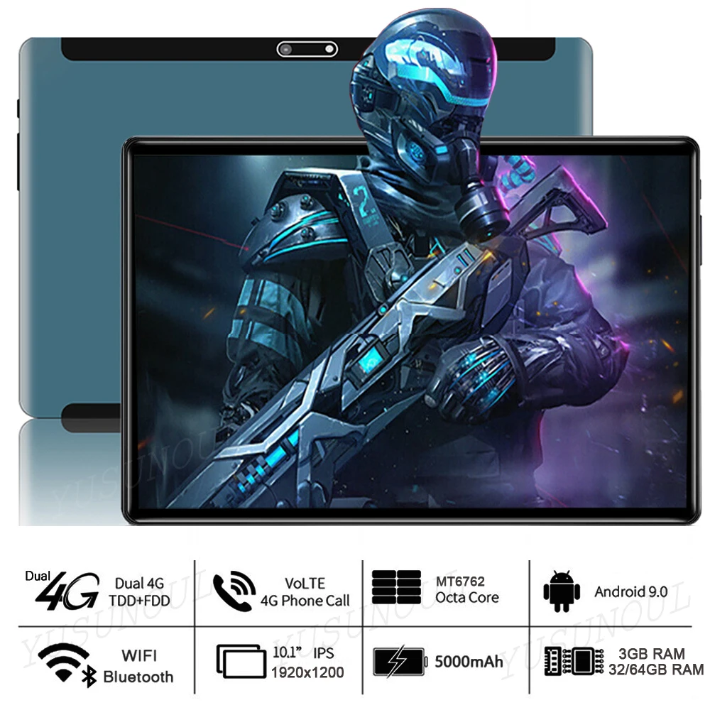 Новейшая модель YUSUNOUL супер Стекло 10 дюймовый планшет MT6762 Octa Core 1920*1200 2 5 K IPS Экран