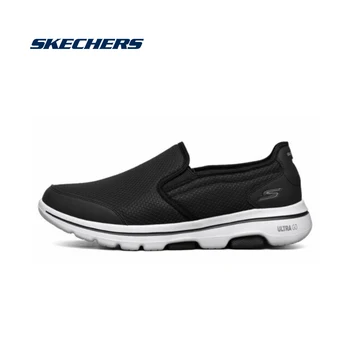 

Skechers Men Casual Shoes Loafers Mesh Men Moccasins Light Slip on Men Designers Loafers for Men Chaussure Homme 216013-BKW