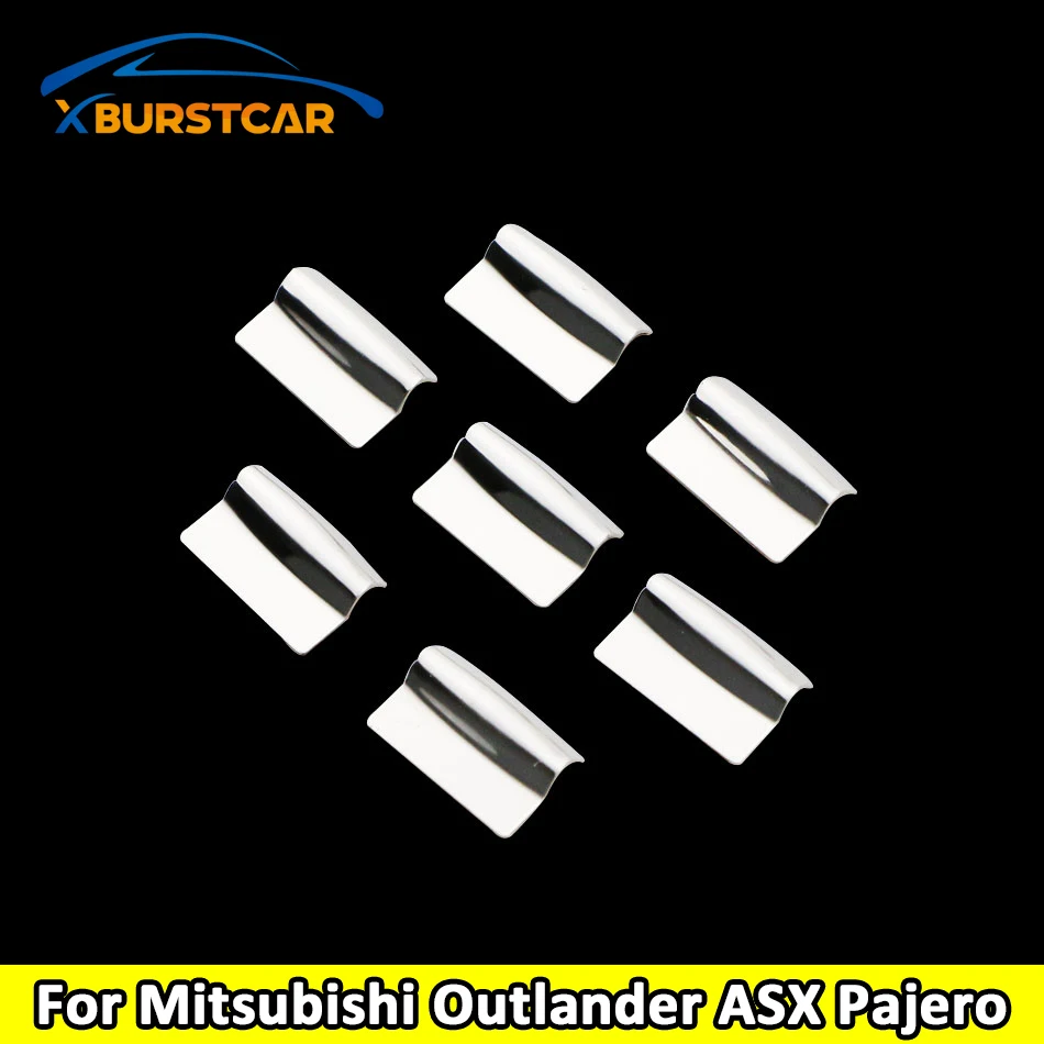 Автомобильный переключатель окна Xburstcar 7 шт. нержавеющая сталь отделка наклейка