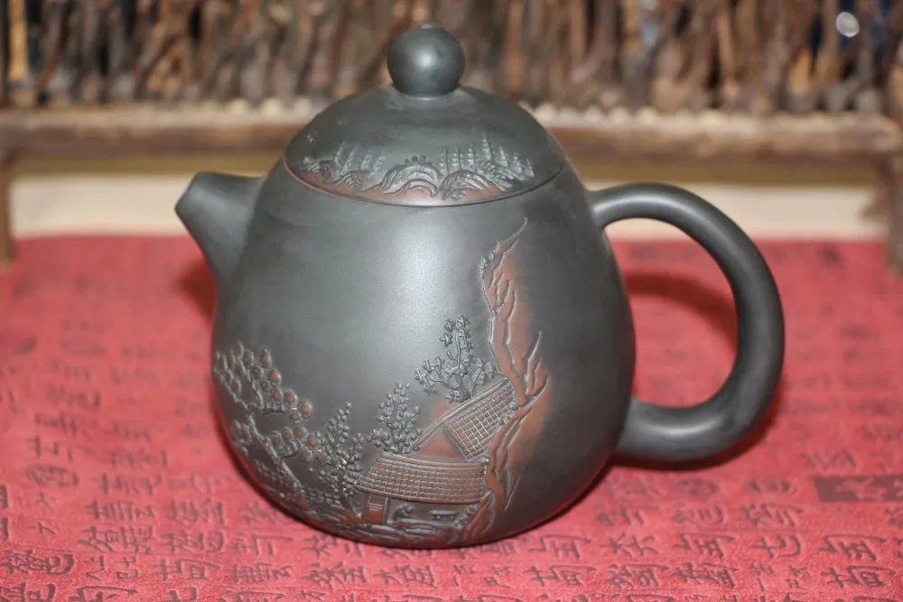 Цзянь шуй Керамический чайник Китайский Чайник Цзяньшуйская керамика чайник из цзынской Яйцы около 240 мл