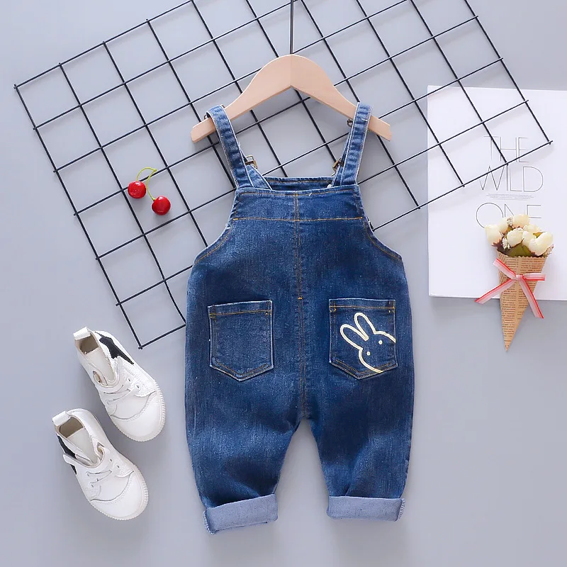 

[Businessman Section Half off] Children 2019 Autumn New Style Carrot Cowboy Suspender Pants