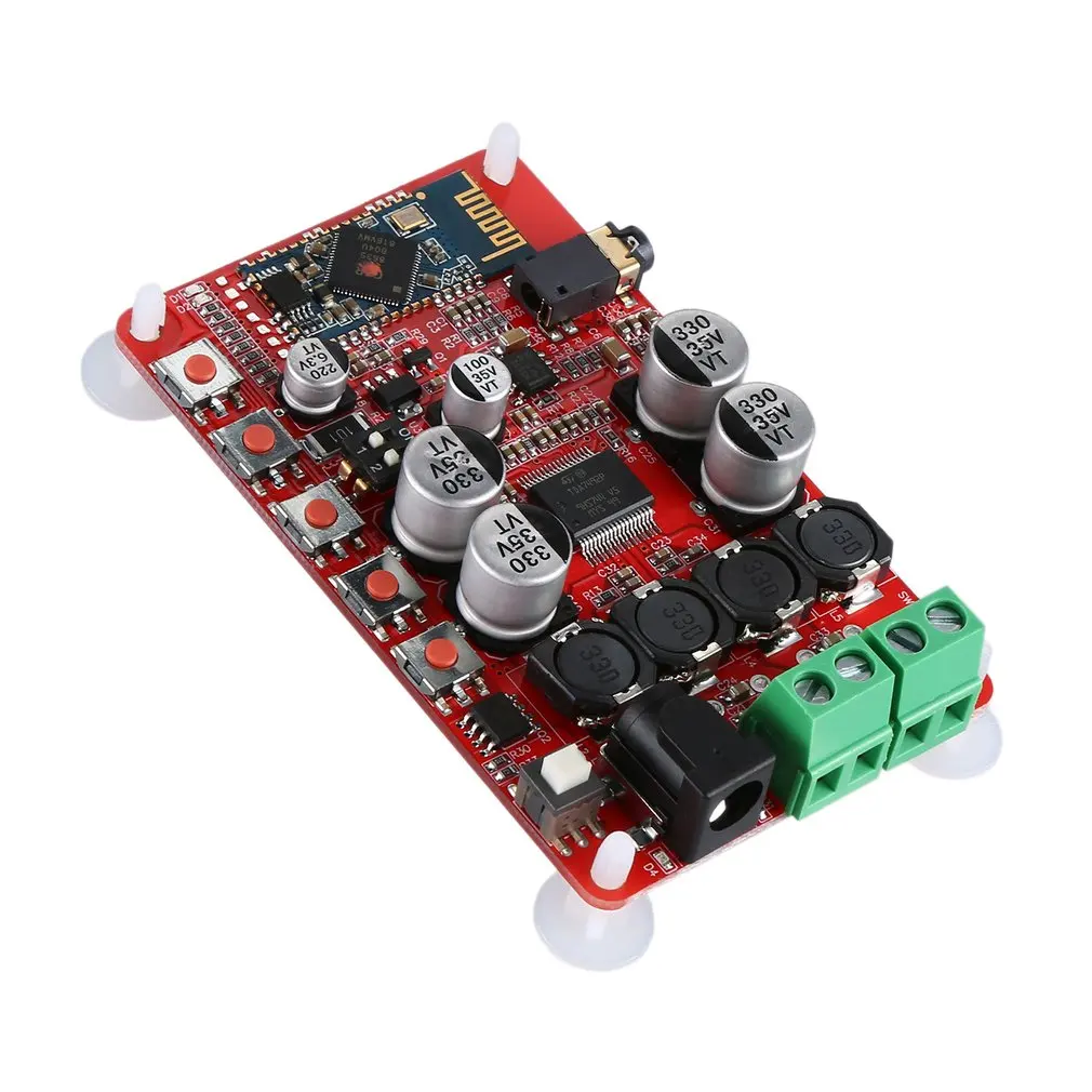 

TDA7492P Power Amplifier Board Audio Receiving Digital Power Amplifier Board Csr4.0 Hf01 Durable Red Color