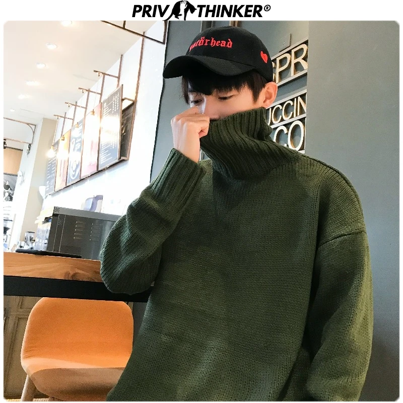 Privathinker Woman 2020 Colorful Turtleneck Pullovers Sweater Female Fahsion Autumn Winter Clothes Lady Knitted Sweaters Warm | Женская