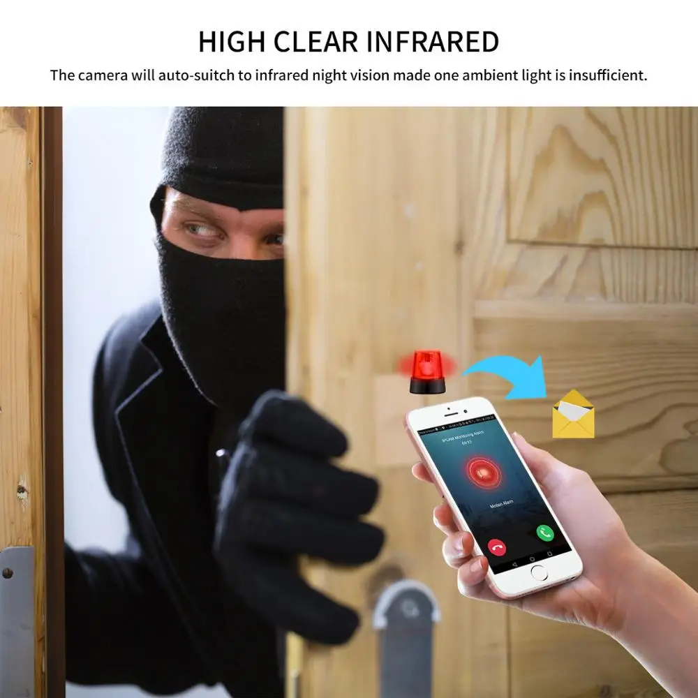 JOOAN беспроводная ip камера 1080P HD умная WiFi для домашней безопасности инфракрасное