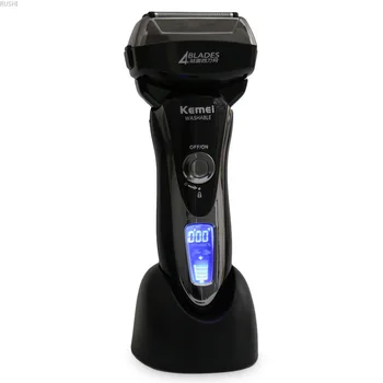 

Gifts for Men Shaving 4 Knife Head Razor Maglev Razor Full Floating Knife Head Whole Body Wash Shaving Razor