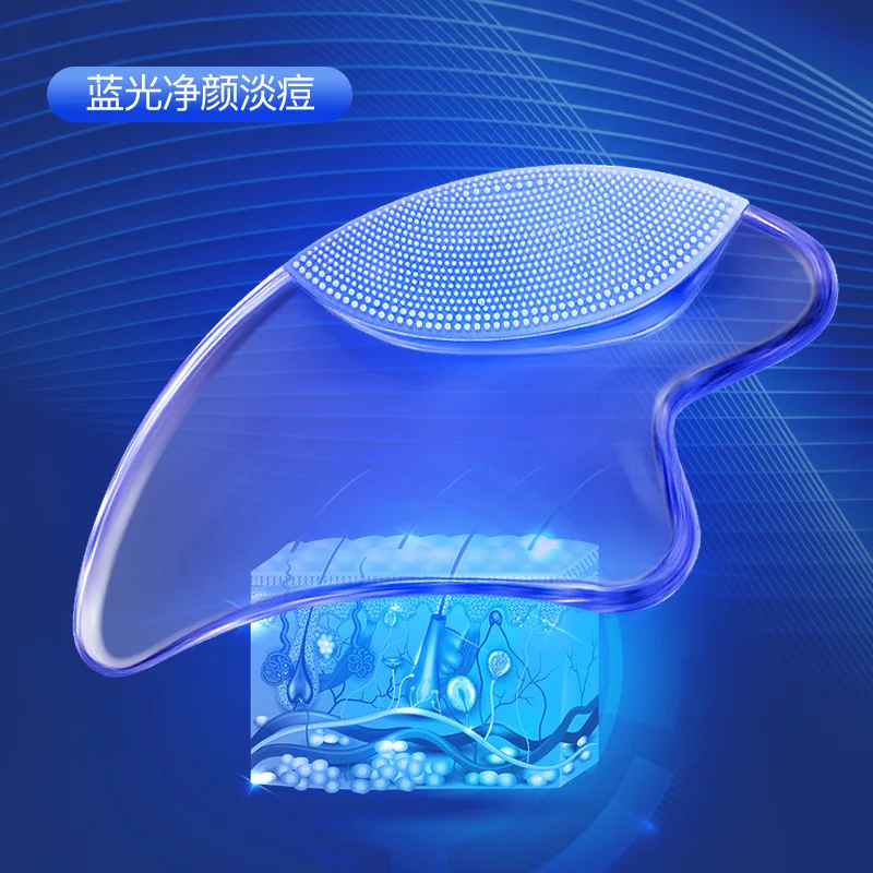 

Face Cleansing Brush Electric Silicone Face Cleansing Brush Facial Cleanser Pore Face Cleansing Brush Massager With Travel Case