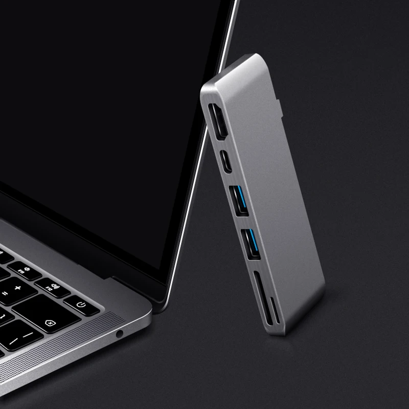 Usb-хаб C концентратор для MacBook Pro Аксессуары USB-C-Мульти USB 3,0 HDMI адаптер док-станция Тип C 3,0 сплиттер 3 порта type C концентратор