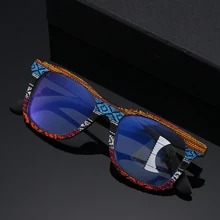 Новинка, имитация дерева, мужские очки для чтения, Мультифокальные, прогрессивная лупа, анти-синий светильник, очки для дальнозоркости, двойное использование, для женщин