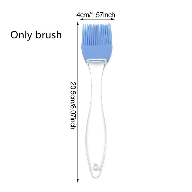Silicone Oil Bottle With Brush Grill Brushes Liquid Oil Pastry Kitchen Baking BBQ Tool Temperature Resistant Brush