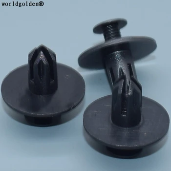 

worldgolden 100pcs auto clip Push-Type Retainer for Honda#90688-S0-003,90688-SB0-00