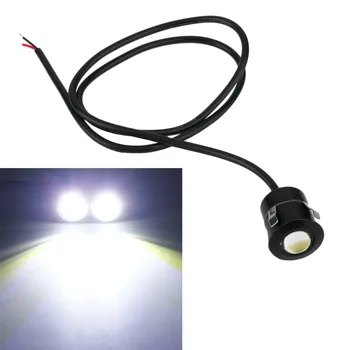 

New 9W White Radar Eagle Eye Lights 12V Daytime Running Light Reverse Fog Lamps