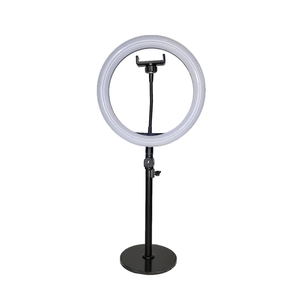 10" LED Ring Light for Makeup Mirror Fill Light Dimmable Lamp Studio Photo Phone Video Live Photography Selfie Light USB Cable