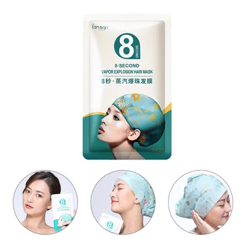 

1pc Convenient Creative Practical Steam Hair Cap Hair Care Steam Cap Hair Mask Haircare Cap