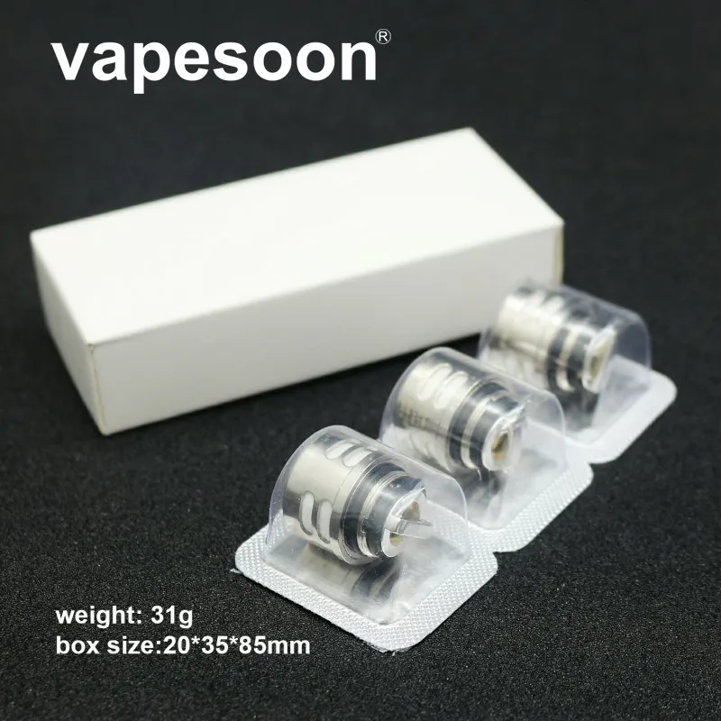 6 шт. Высококачественная сменная катушка 0.2ohm QF сетка 0.15ohm QF полоски головка для электронной сигареты для SKRR распылитель Fit Роскошный испаритель