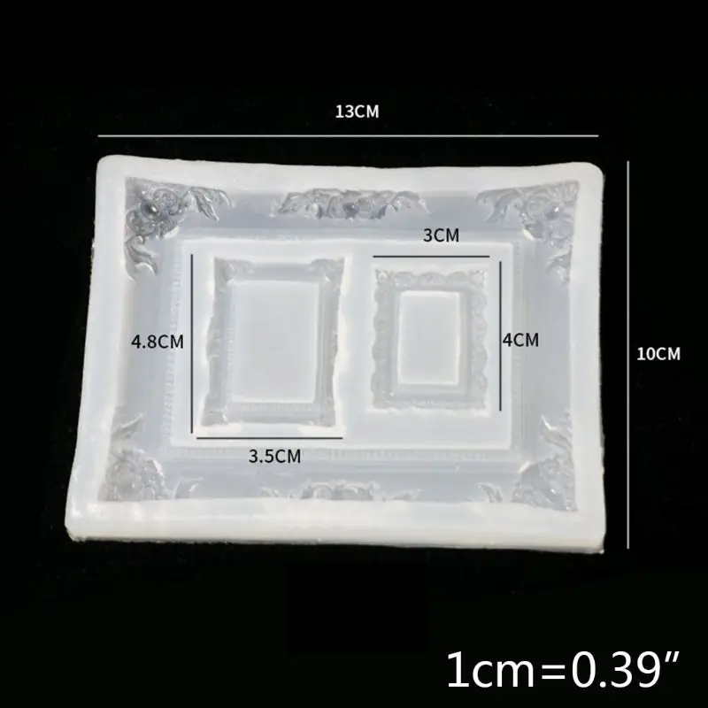 Уф смолы DIY ремесло кристалл эпоксидной формы Настольный кронштейн прозрачный силиконовый Плесень