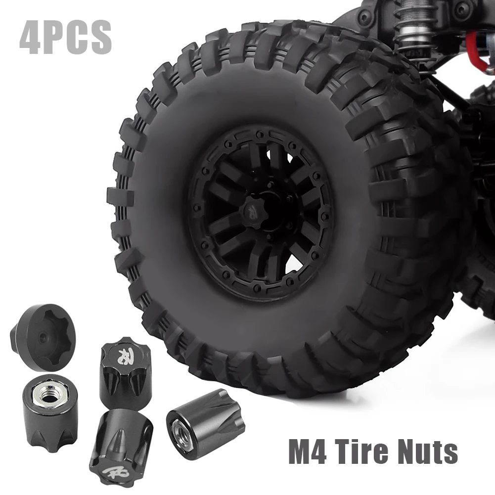 4 шт. алюминиевая машина из сплава RC колеса обода центральной крышки CNC Металла M4