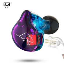 Kz zst fones de ouvido bluetooth 1dd + 1ba driver dinâmico & armadura em monitores de isolamento ruído alta fidelidade música esportes fone ouvido
