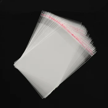 

1 Bag OPP Cellophane Bags Rectangle Clear for Jewelry Packing 12x8cm 1000pcs/bag