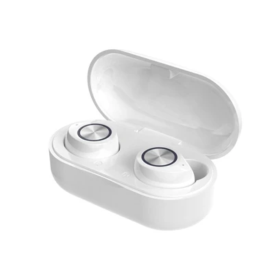 TW60 True беспроводные наушники Touch Bluetooth 5,0 гарнитура спортивные наушники с микрофоном PK Redmi наушники розовый черный - Цвет: White