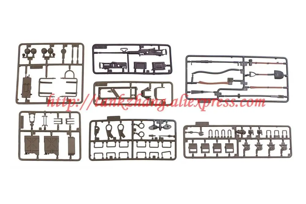 HENG LONG 3839/3839-1 RC tank U. S. M41A3 1/16 запасные части No. Полный набор аксессуаров/пластиковые части