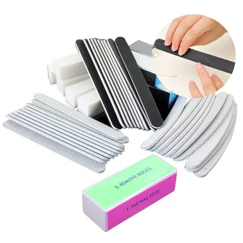 

Sponge Nail File Buffer Blocks Multi-color Nail Art Tools Double-sided Sanding File Fashion Nail Buffer Strips Sanding File Tool