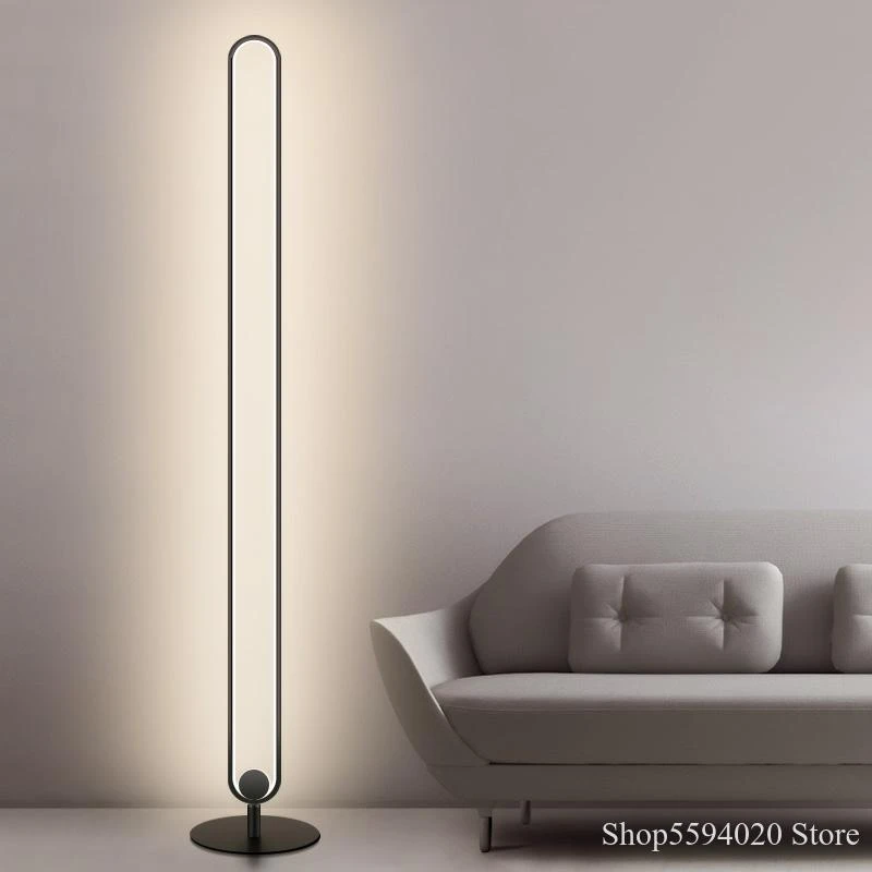 circle led floor lamp