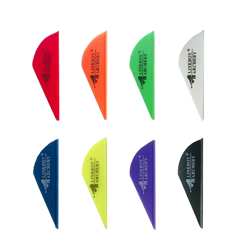 60pcs-Arrows-Vanes-2inch-Plastic-Vane-Feathers-for-Carbon-Fiberglass-Arrows-ID-6-2mmCompound-Recurve-Bow