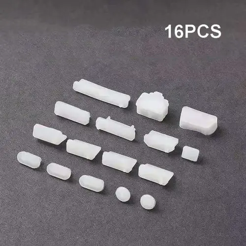 16pcs Colorful Silicone Anti Dust Plug Cover Stopper Laptop dust plug laptop dustproof usb dust plug Computer Accessories - Image 11