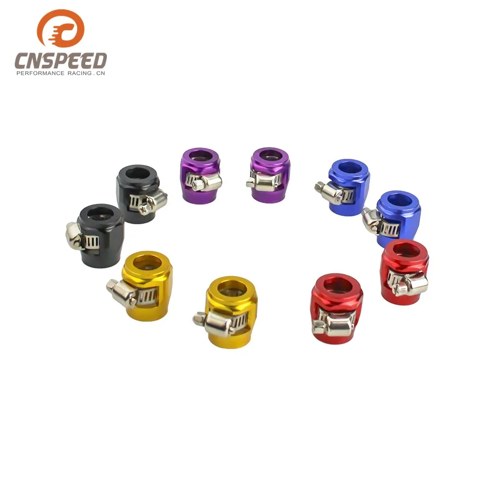 Car Modified Decorations Red/purple/Gold/Blue/Black And White with Pattern An8 Tubing Clamp Accessories