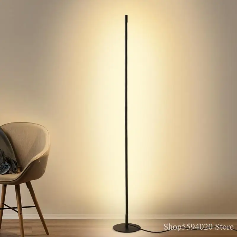 modern column floor lamp