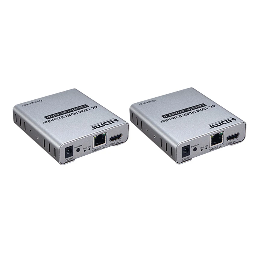 HDMI экстендеры 4K@ 30HZ 1080P120M по Ethernet RJ45 CAT5e/6 кабель локальная Петля-выход с ИК-пультом