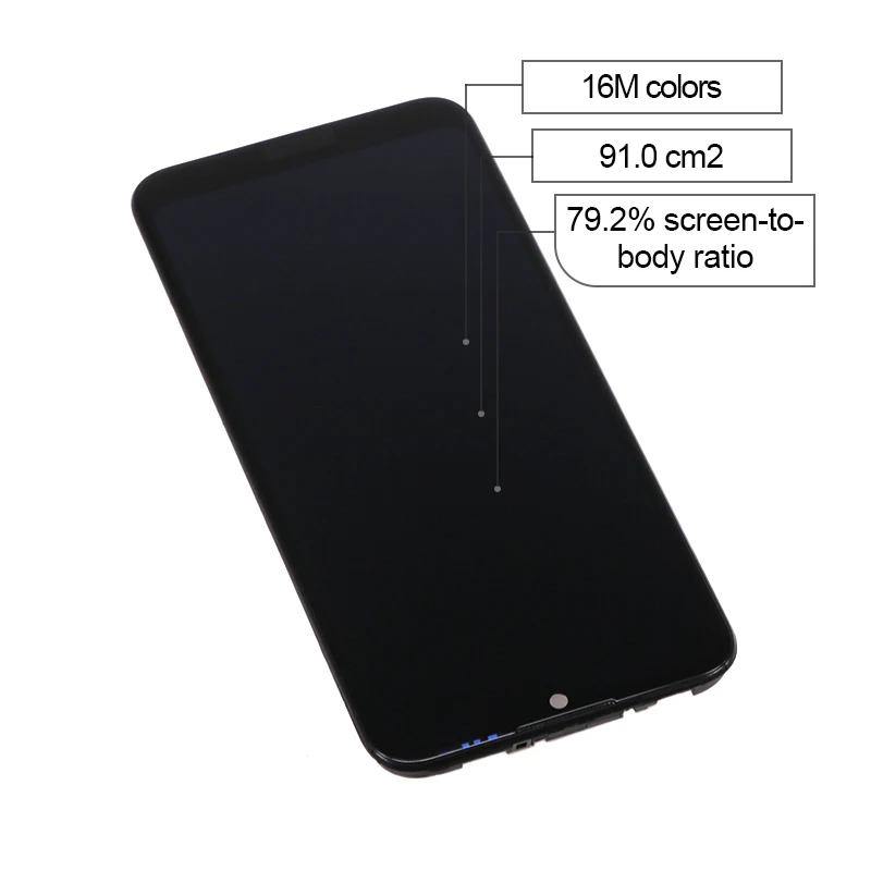 10 шт. для huawei Y6 Y6 Pro Y6 Prime Honor 8A ЖК-дисплей с сенсорным экраном+ рамка DHL EMS