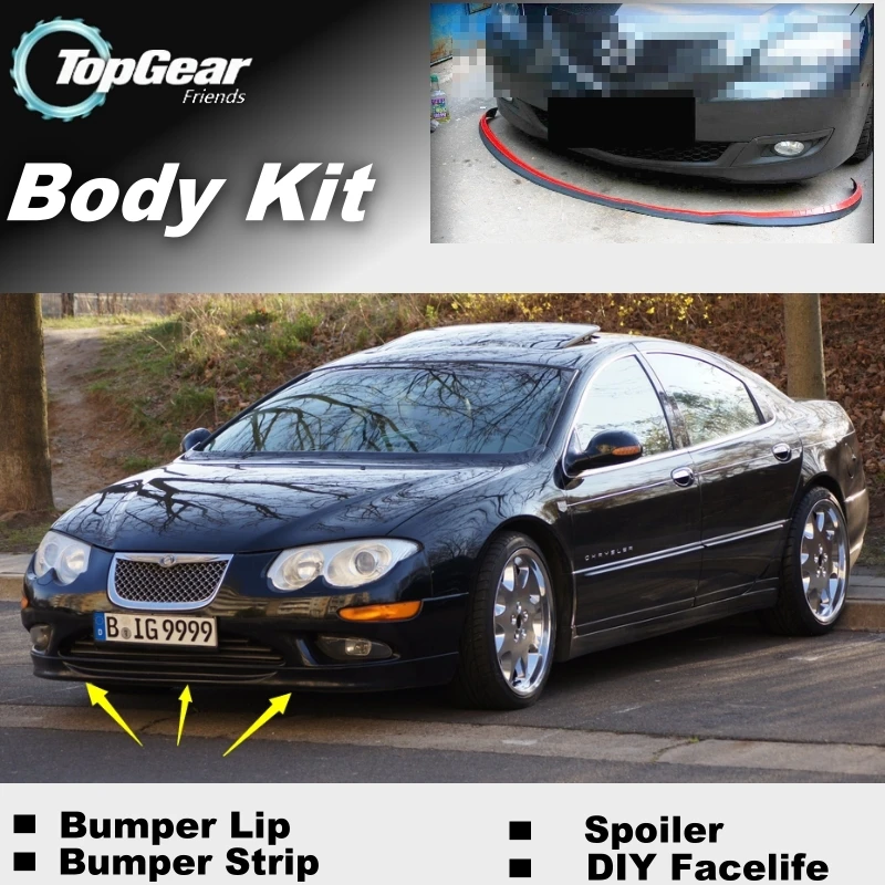 Дефлектор губ бампера для Chrysler 300M 1998 ~ 2004 передняя юбка спойлера ДЛЯ TG Friends тюнинга