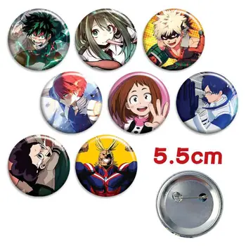 

8PCS/Set Anime Badge Boku No Hero Academia Pin Button Brooch Badge