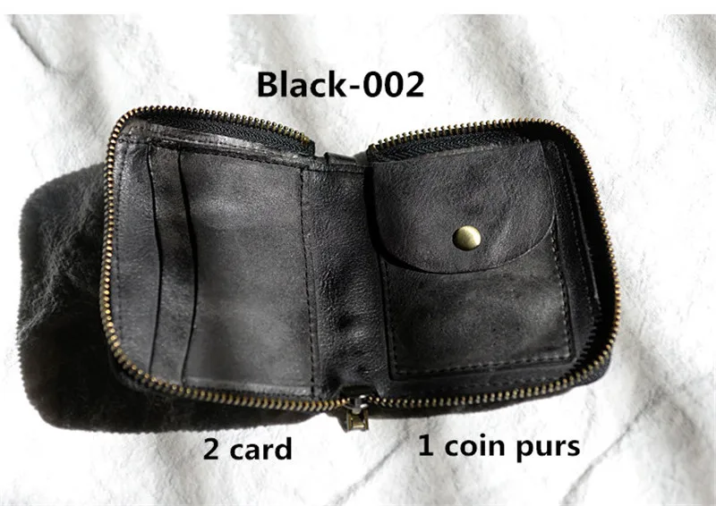 Black-002 PNDME модный винтажный мужской маленький кошелек из натуральной кожи высокого качества из мягкой воловьей кожи простой Противоугонный Роскошный кошелек для монет для подростков - Цвет: Black-002