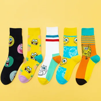 

Japanese Women's Socks Cotton Colorful Cartoon Cute Funny Happy kawaii cartoon animals Socks for Girl Christmas Gift