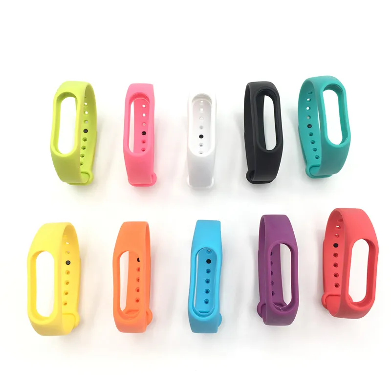 Силиконовый цветной ремешок для Xiaomi mi band 2 1 шт.|for band|xiaomi bandwrist |