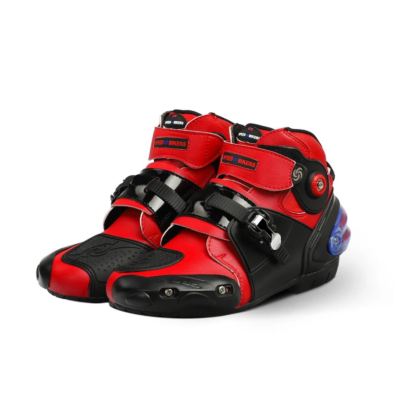 Unisex Motocross Stiefel Mikrofaser Racing Schuhe Antikollision Anti-skid Motorrad Boot Schutz Motorrad Ausrüstung Alle Saison Unisex Motocross Stiefel Mikrofaser Racing Schuhe Antikollision Anti-skid Motorrad Boot Schutz Motorrad Ausrüstung Alle Saison